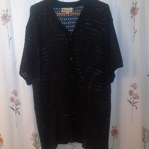 No Boundaries Black Knit Sweater